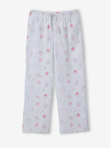 Pack of 2 Pyjamas for Girls, JONEN sky blue - vertbaudet enfant 