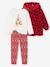 Ensemble Pyjama Fille Noël rouge - vertbaudet enfant 