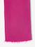 Wide-leg cargo trousers for girls fuchsia - vertbaudet enfant 