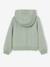 Girls' hooded sports zip-up sweatshirt navy blue+rose+sage green - vertbaudet enfant 