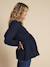 Tee-shirt blouse brodé grossesse et allaitement écru+marine - vertbaudet enfant 