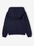 Girls' hooded sports zip-up sweatshirt navy blue+rose+sage green - vertbaudet enfant 