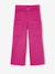 Wide-leg cargo trousers for girls fuchsia - vertbaudet enfant 
