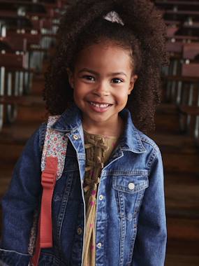 Fille-Veste jean fille personnalisable