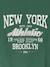 Sweatshirt with New York design for girls JONEN English green - vertbaudet enfant 