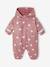 Fleece-lined baby's hooded printed rainsuit old rose - vertbaudet enfant 