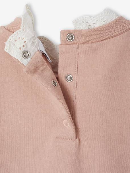 Sweat-shirt bébé Disney Marie les Aristochats rose poudré - vertbaudet enfant 