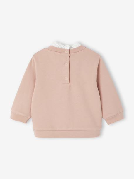 Sweat-shirt bébé Disney Marie les Aristochats rose poudré - vertbaudet enfant 