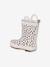 Wellies in Printed Natural Rubber for Children printed beige+printed pink - vertbaudet enfant 