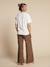 Ensemble pyjama 2 pièces léopard grossesse et allaitement taupe - vertbaudet enfant 