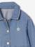 Lightweight Denim Dress for Girls denim grey+medium blue - vertbaudet enfant 