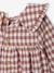 Baby dress in gingham flannel terracotta - vertbaudet enfant 