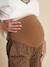 Ensemble pyjama 2 pièces léopard grossesse et allaitement taupe - vertbaudet enfant 