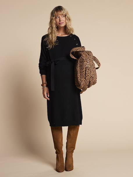 ENVIE DE FRAISE maternity knitted dress black - vertbaudet enfant 