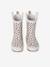 Wellies in Printed Natural Rubber for Children printed beige+printed pink - vertbaudet enfant 