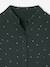 Polka Dot Dress in Cotton Gauze for Girls fir green+plum+sage green - vertbaudet enfant 