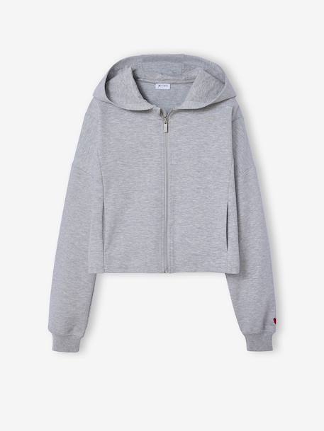Sweat capuche papillons fille (3-12A