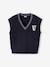Pull sans manches fille marine - vertbaudet enfant 