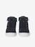 High-Top Leather Shoes for Boys brown+navy blue - vertbaudet enfant 