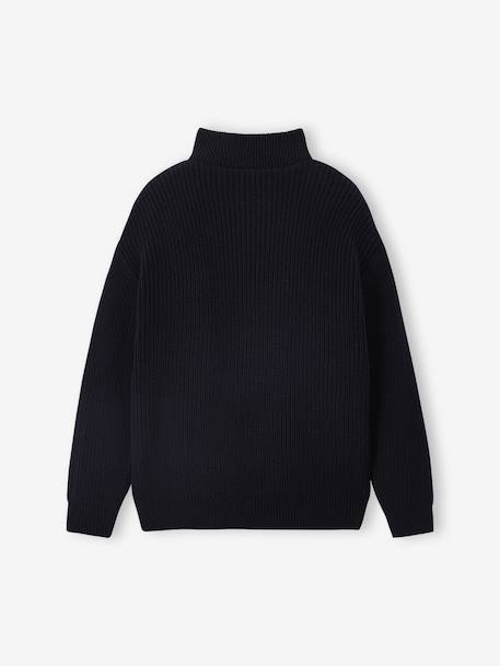 Funnel-Neck Jumper for Boys, JONEN anthracite - vertbaudet enfant 