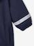Water-Repellent Pramsuit with Hood, Lined in Polar Fleece, for Babies night blue+sage green - vertbaudet enfant 