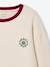 Cropped T-Shirt with Motif on the Back for Girls, JONEN ecru+vanilla - vertbaudet enfant 