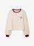 Cropped T-Shirt with Motif on the Back for Girls, JONEN ecru+vanilla - vertbaudet enfant 