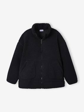 Garçon-Sweat en sherpa manches longues garçon Jonen