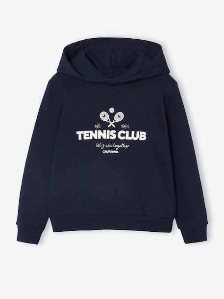 Hooded Sweatshirt & Joggers Sportswear Set for Girls navy blue - vertbaudet enfant 