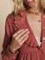Cotton gauze nursing clothes dress by ENVIE DE FRAISE terracotta - vertbaudet enfant 
