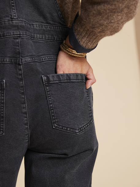 Wide Leg Dungarees for Maternity, ENVIE DE FRAISE anthracite - vertbaudet enfant 