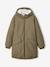 Hooded Parka for Girls, JONEN khaki - vertbaudet enfant 