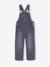 Wide-Leg Denim Dungarees for Girls black denim+denim grey+stone - vertbaudet enfant 