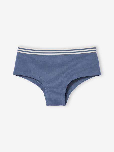 Pack of 5 plain girl's JONEN shorties ecru - vertbaudet enfant 
