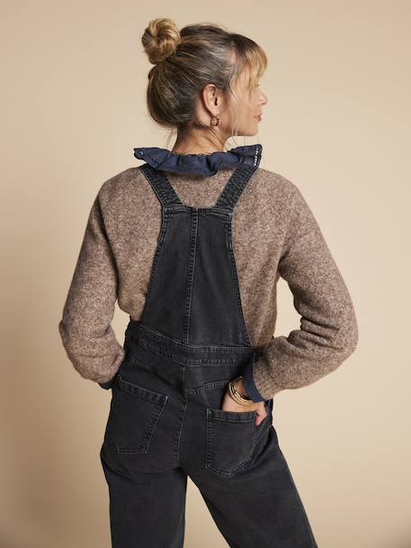 Wide Leg Dungarees for Maternity, ENVIE DE FRAISE anthracite - vertbaudet enfant 