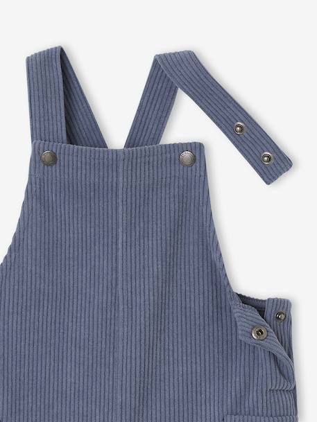 Set for Newborns: Long-Sleeved T-Shirt + Dungarees + Comforter / Soft Toy grey blue - vertbaudet enfant 