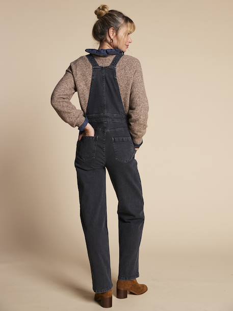 Wide Leg Dungarees for Maternity, ENVIE DE FRAISE anthracite - vertbaudet enfant 