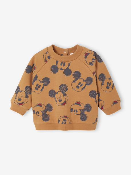 Disney® Mickey Sweatshirt for Babies pecan nut - vertbaudet enfant 