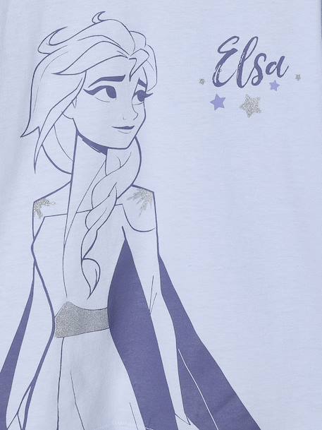 Girl's long-sleeved Disney® FROZEN T-shirt sky blue - vertbaudet enfant 