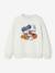 Sweatshirt with Print & Round Neckline for Boys marl beige - vertbaudet enfant 