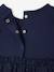 Baby girl's Christmas dress with glittery tulle underskirt navy blue - vertbaudet enfant 