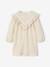 Floral Dress in Cotton Gauze for Girls ecru - vertbaudet enfant 