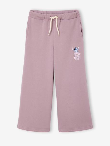 Disney® LILO & STITCH girl's fleece sportswear sweatshirt + trouser set violet - vertbaudet enfant 