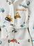 Peignoir de bain Enfant CHANTIER personnalisable, avec coton recyclé blanc imprimé - vertbaudet enfant 