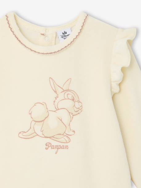 Dors-bien bébé fille Disney Panpan en velours vanille - vertbaudet enfant 