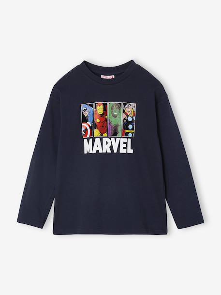 Tee-shirt manches longues Marvel Avengers marine - vertbaudet enfant 