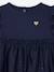 Baby girl's Christmas dress with glittery tulle underskirt navy blue - vertbaudet enfant 