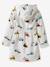 Peignoir de bain Enfant CHANTIER personnalisable, avec coton recyclé blanc imprimé - vertbaudet enfant 