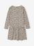 Long Sleeve Printed Dress for Girls rose+sand beige - vertbaudet enfant 