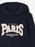 Fleece Dress with Hood & Fancy Details for Girls anthracite+green+marl grey+navy blue - vertbaudet enfant 